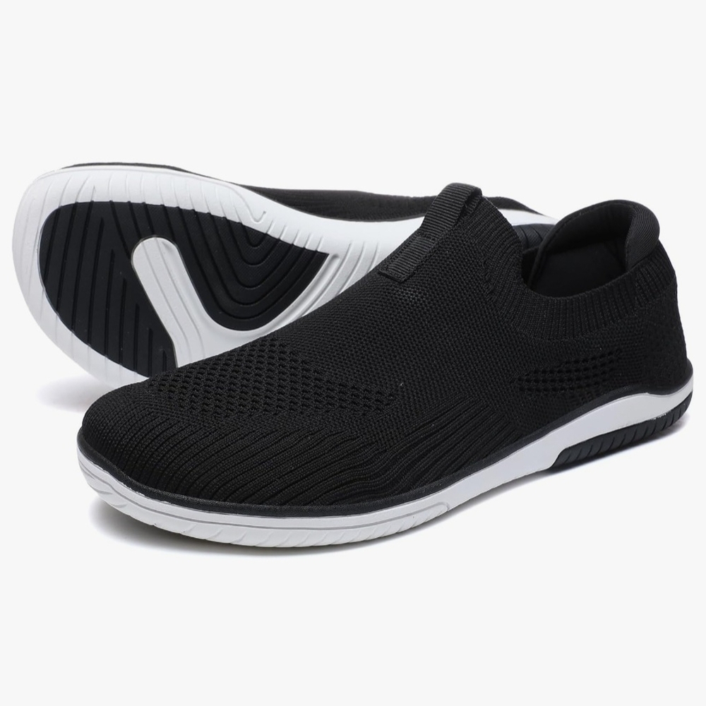 Men's Black Slip-On Loafers